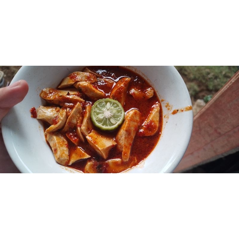 

seblak basreng daun jeruk