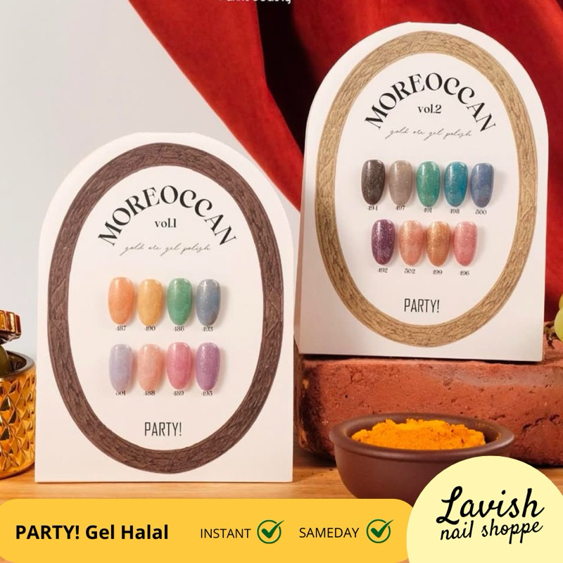 PARTY GEL HALAL MOREOCCAN SERIES - KUTEK GEL HALAL KOREA