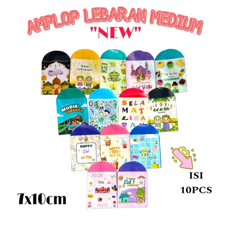 

Amplop Lembarn MEDIUM NEW ISI 10PCS /glossy