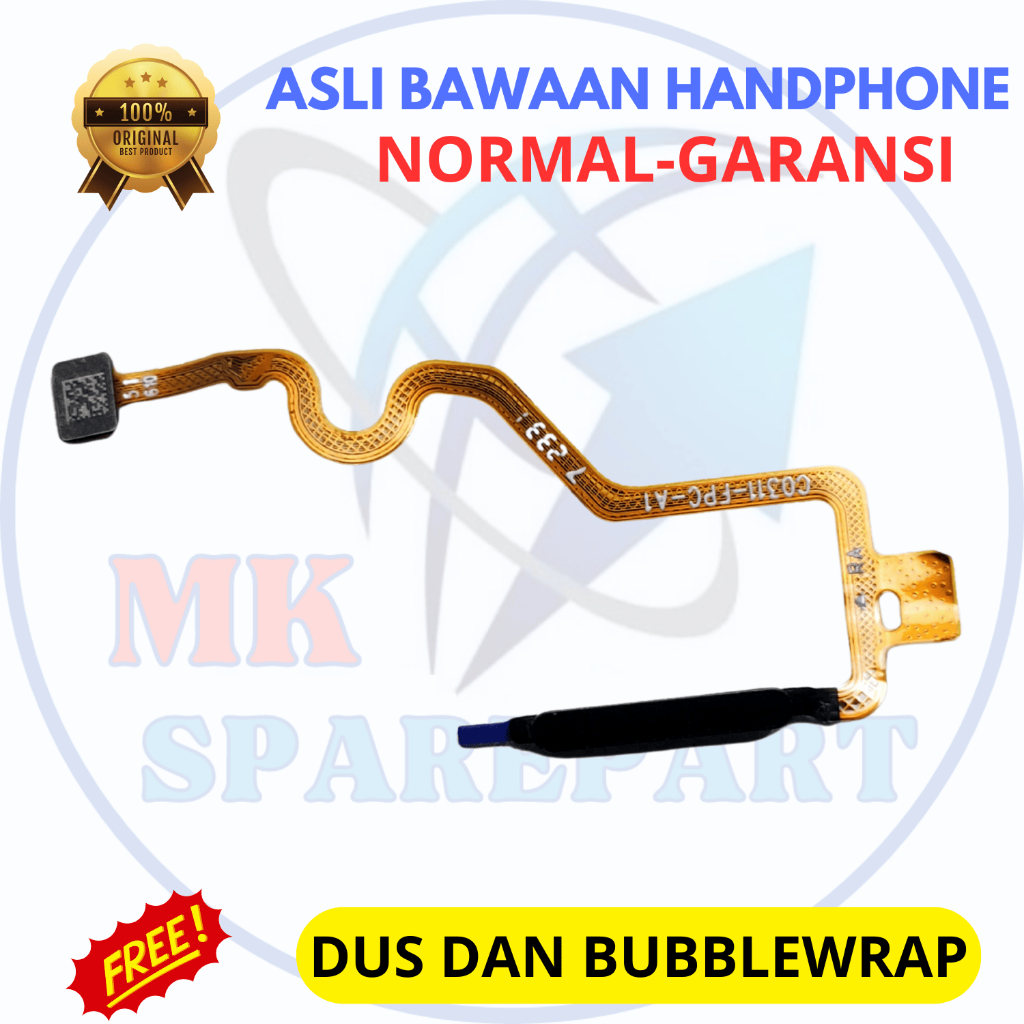 flexible fingerprint sensor sidik jari hp infinix hot 30i - asli original copotan cabutan bawaan