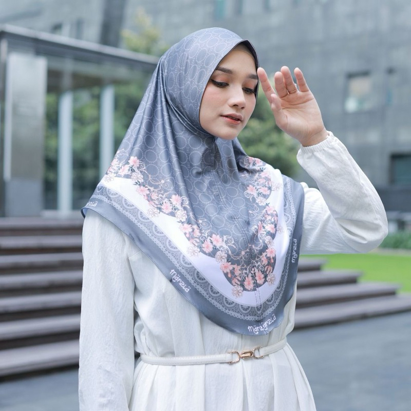 Hijab Kekinian || Hijab instan || Bilqis bergo motif hijab