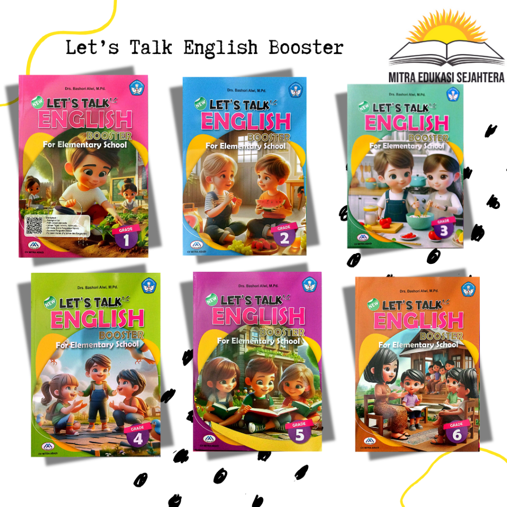 Let's Talk English Booster SD Kelas 1 - 6 Penerbit CV. Mitra Abadi