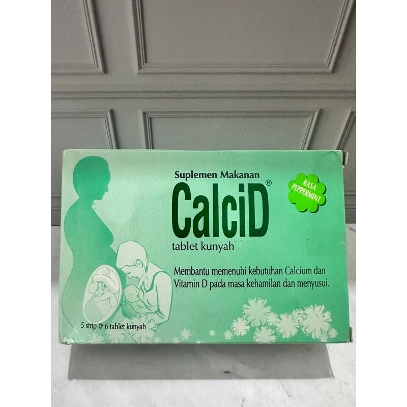 Calcid - Kalsium Ibu Hamil dan Menyusui - Kalsium Mencegah Osteoporosis