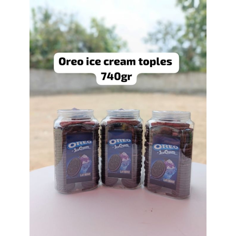 

Aneka Snack Cemilan Murah Oreo Ice Cream Toples 740gr