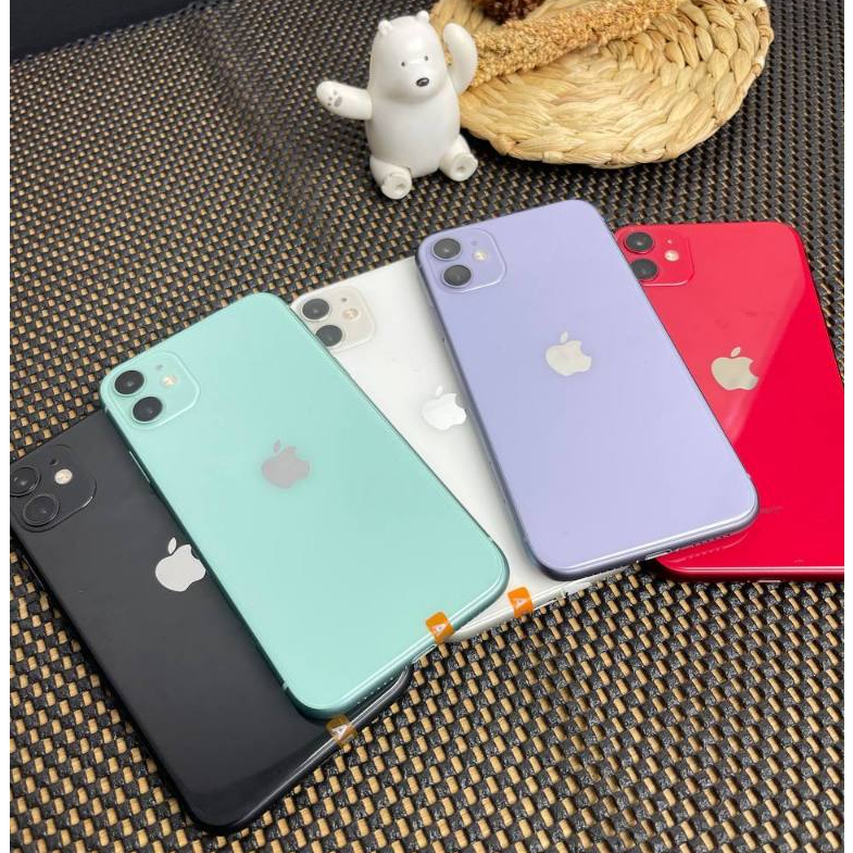 IPHONE 11 2ND ORIGINAL 64GB 128GB 256GB ALL OPERATOR *TERDAFTAR EX-RESMI*