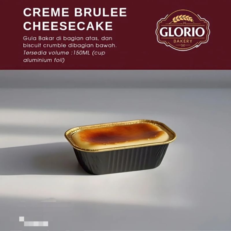 

Creme Brulee CHEESECAKE - 150ML - Cemilan Anak / Dessert