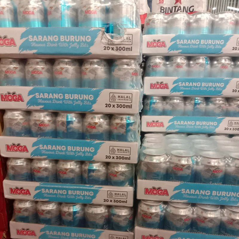 

MOGA Sarang Burung 20x300ml buy 2 free 1(karton)