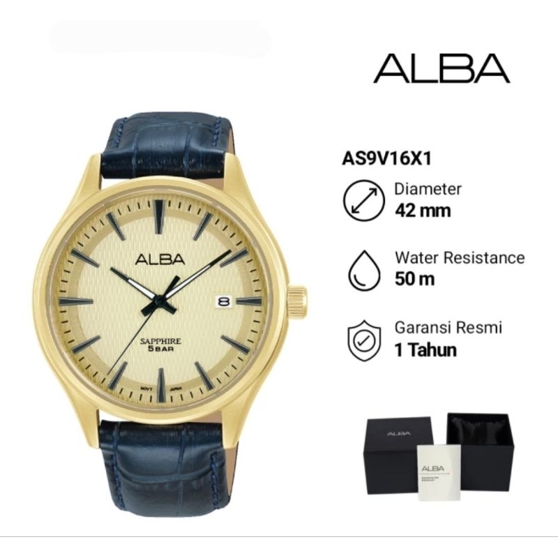 Jam Tangan Pria Alba Prestige AS9V16X1 Original Garansi Resmi