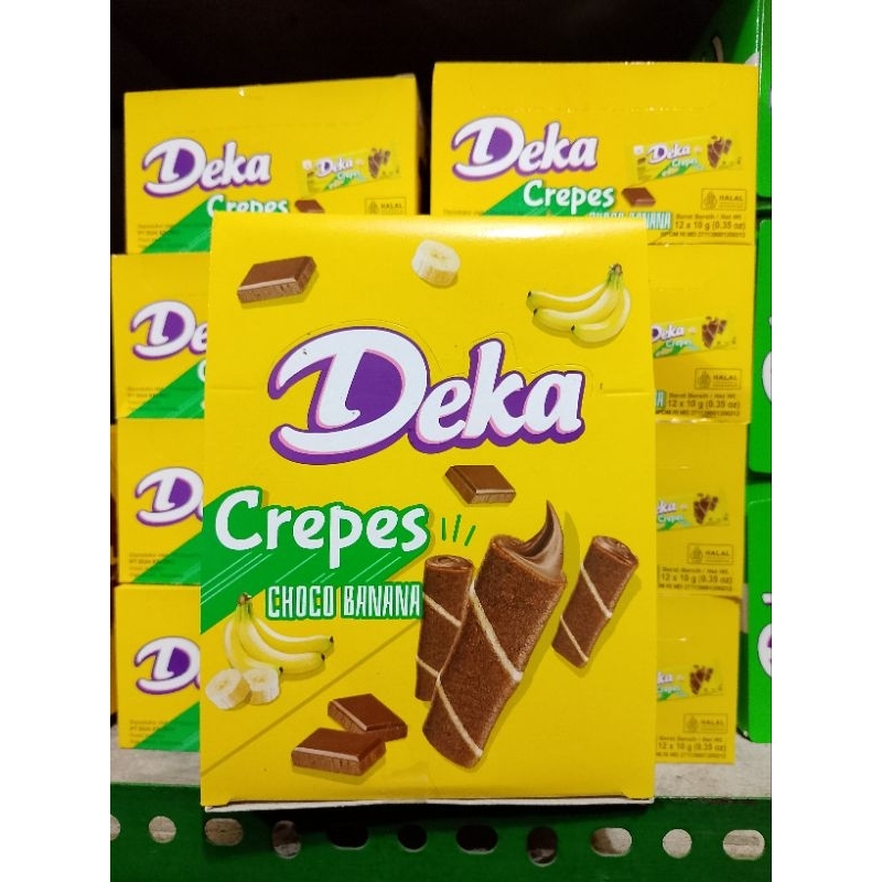 

Deka Crepes Choco Banana box isi 12