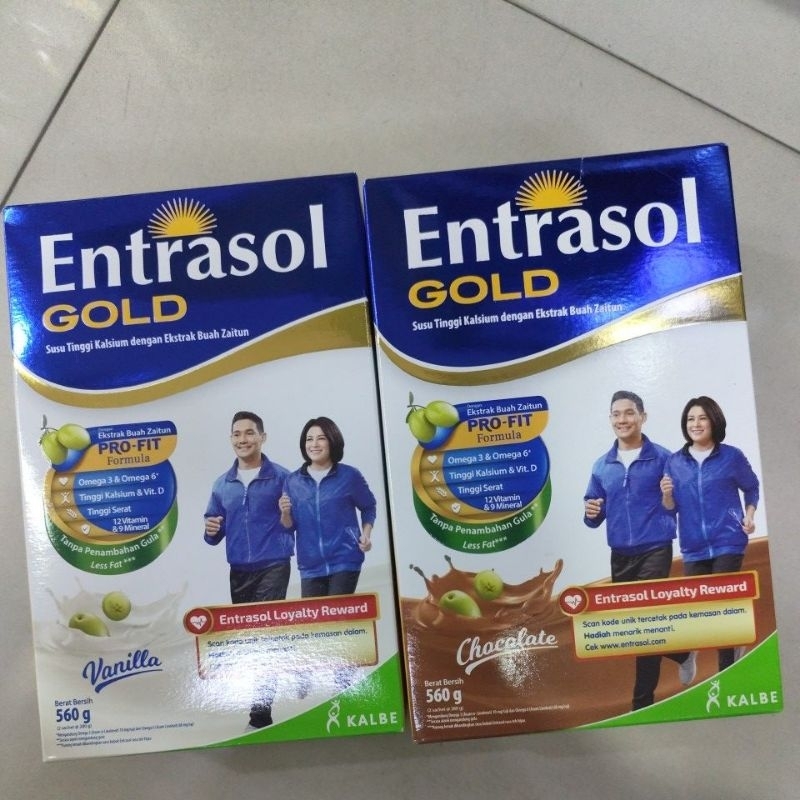 

Entrasol Gold Pro-Fit Vanilla Chocolate Bersih 560g
