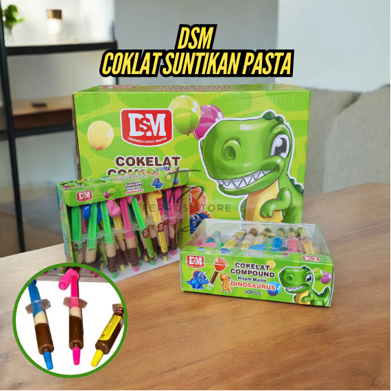 

Coklat Suntikan Compound Chocolate Paste DSM Isi 3 PCS