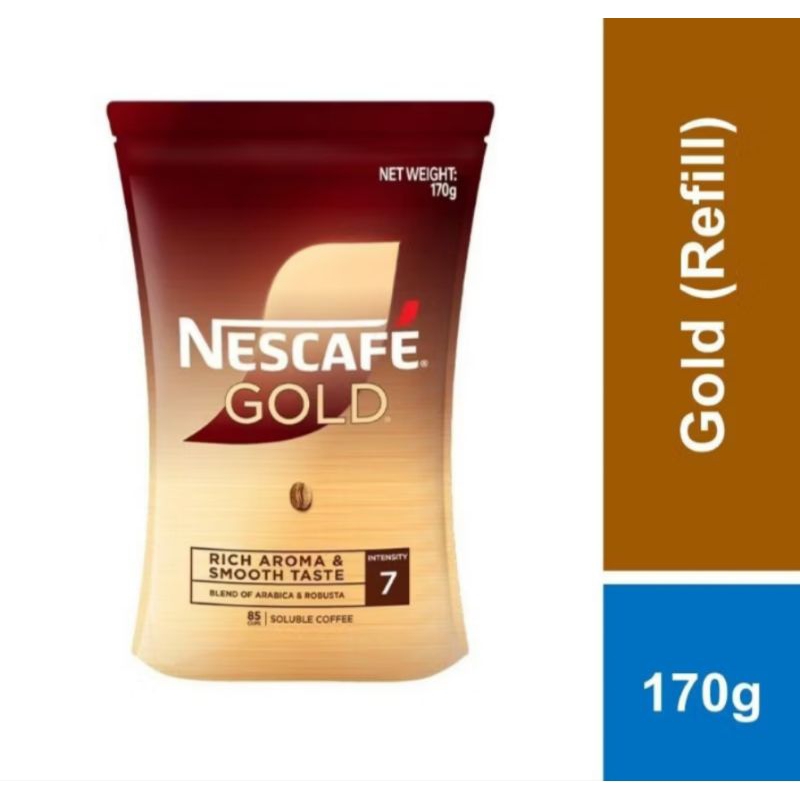 

Nescafe Gold Refill 170 gram Rich Aroma dan Smooth Taste Refill