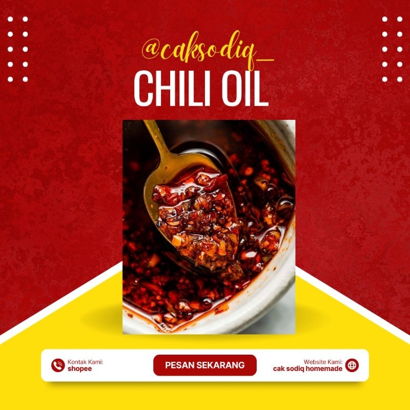 

CHILI OIL 500 GRAM | CHILI OIL ENAK | CHILI OIL