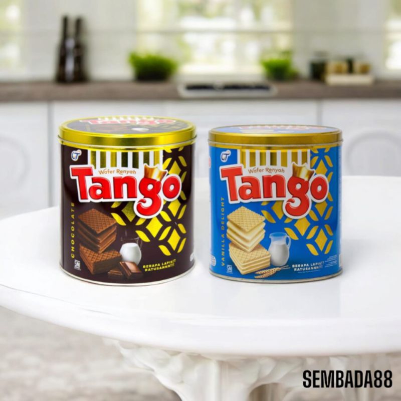 

TANGO WAFER RENYAH KALENG KEMASAN 240 GRAM / KUE LEBARAN / WAFER / BISKUIT