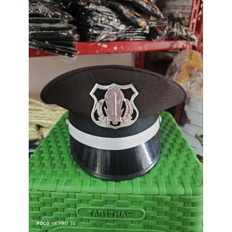 COD Grosir Topi Pet Security Satpam Topi Satpam Wanita Pet 55 56 57 58 berkualitas Murah Bandung