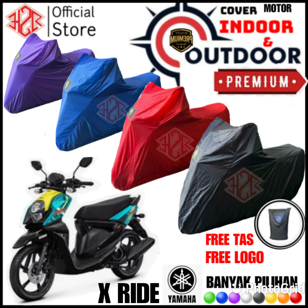 Cover Motor Yamaha Xride, Cover Motor Xride, Sarung Motor Xride, Mantel Motor Polyester Waterproof