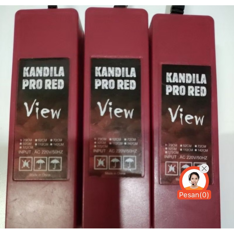 ADAPTOR Lampu PRO Red View Series Lampu LED Aquarium