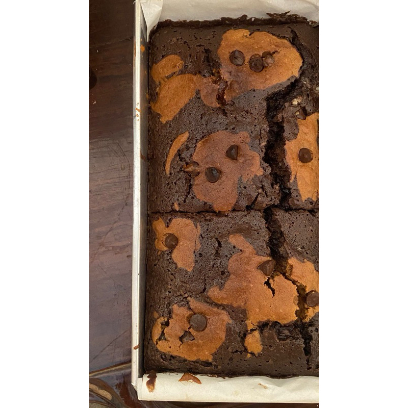 

brownies coklat mantap handmade