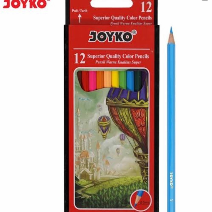 

PENSIL WARNA JOYKO 12WARNA ISI 3PCS GROSIR MURAH