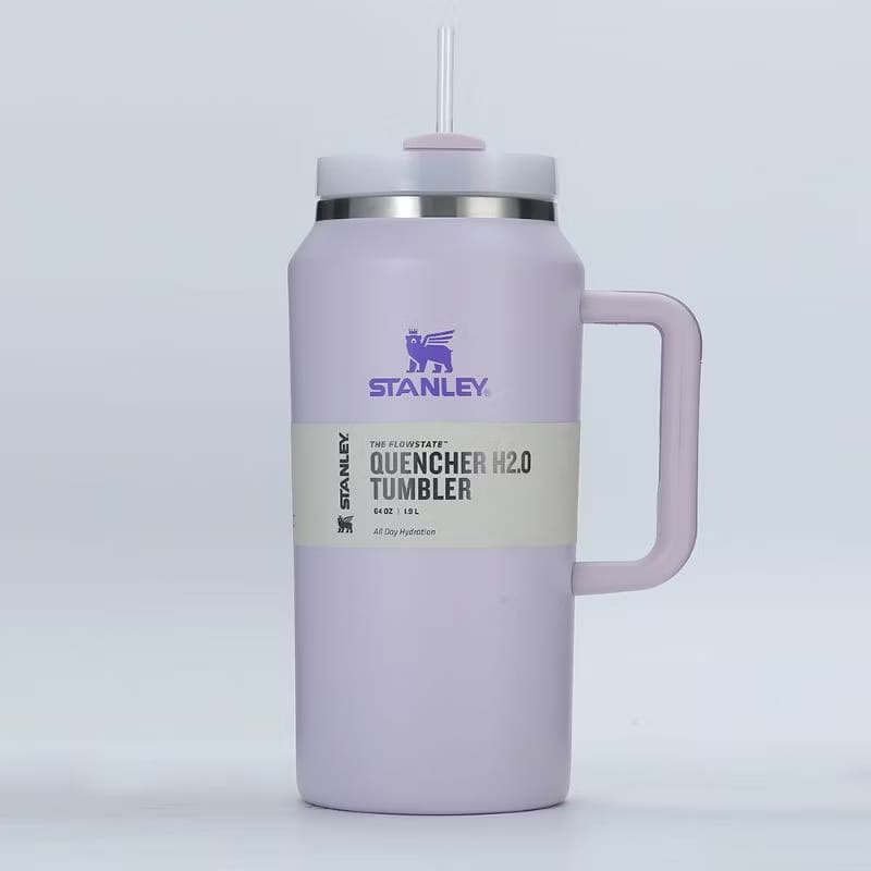 Tumbler Stanley 64oz/1900ml stainless steel SUS 304 anti karat dan korosi (free gift)