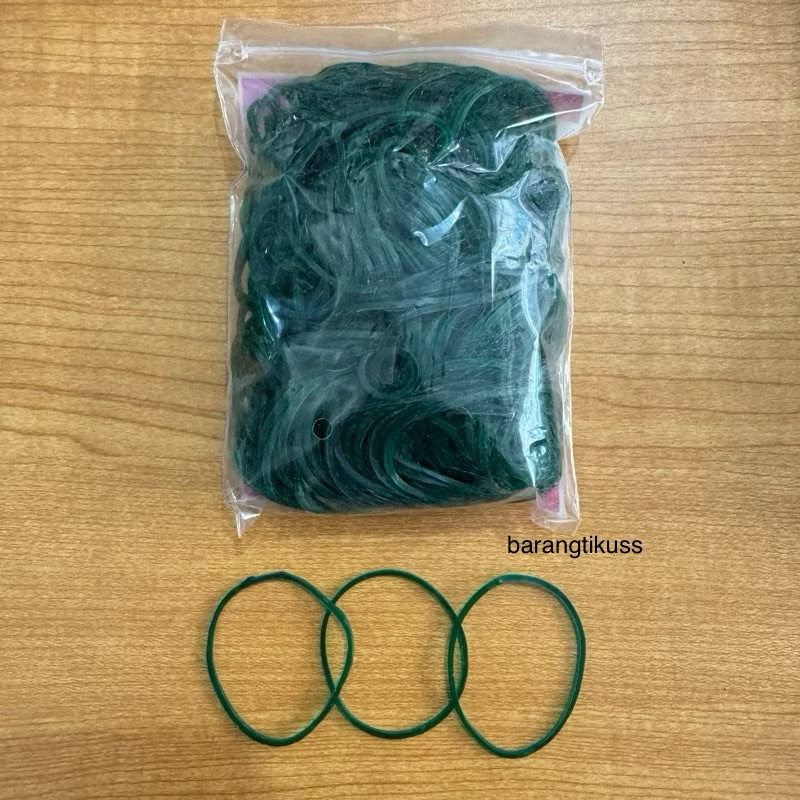 

Karet Gelang Sayur HIJAU BESAR 100Gr Per Pak