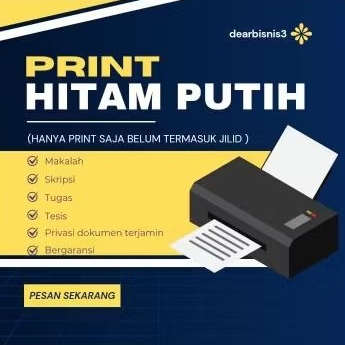 

Jasa Print/Fotocopy/Cetak Dokumen Makalah Proposal Skripsi Tesis A4 Hitam Putih BW/Color 24 Jam