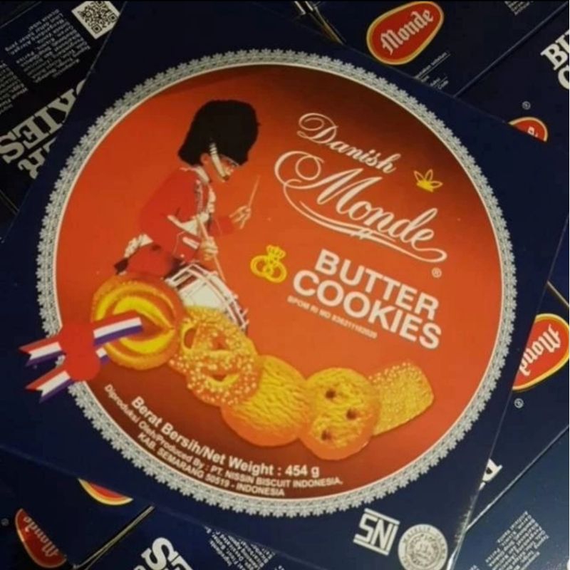 

Monde butter cookies 1 kaleng 454gr