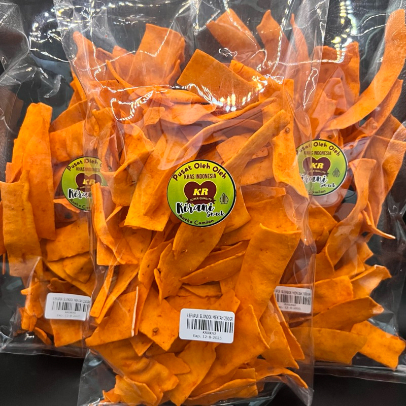 

KERUPUK SLONDOK PEDAS MANIS MENTAH 250GR SLONDOK MERAH MENTAH