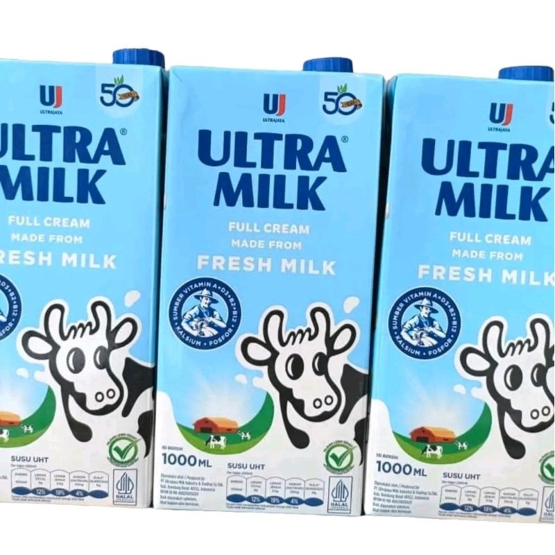 

Ultra Milk 1 Liter Susu Full Cream Fresh Milk