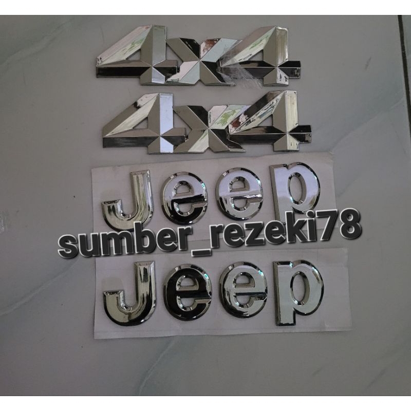 emblem timbul Jeep / emblem timbul 4x4/ emblem logo timbul Jeep /4x4/ emblem jeep