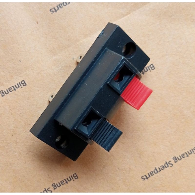 TERMINAL SPEAKER 2 PIN BESAR  JEPIT KABEL SPEAKER terminal speaker