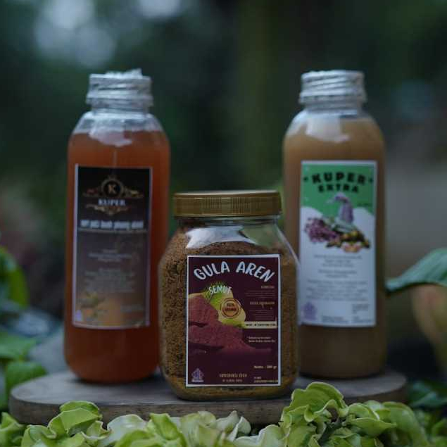 

KUPER HERBAL Paket Hemat 500ml: Saripati Pinang + Saripati KL + Gula Aren Toples (3 pcs)