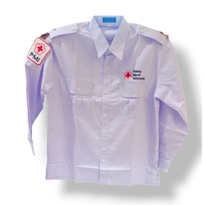 Kemeja PMI. BAJU PMI. KEMEJA PALANG MERAH INDONESIA
