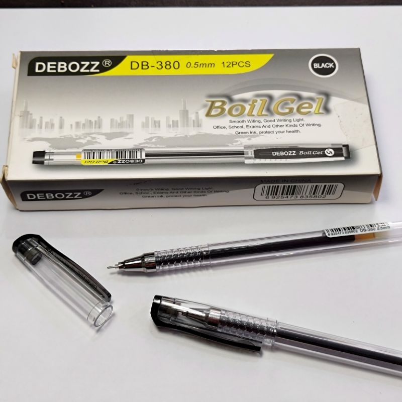 

DEBOZZ PENA TINTA GEL 0.5MM HITAM & BIRU