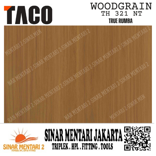 TACO HPL WOODGRAIN TH 321 NT TRUE RUMBA