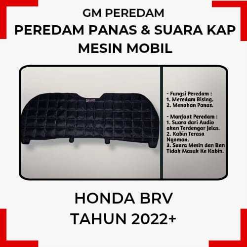 New Honda BRV Peredam  Kap Mesin Mobil GM PEREDAM