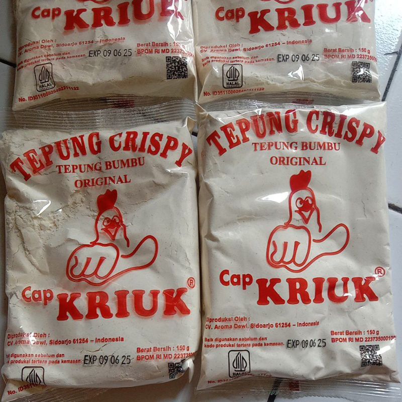 

Tepung Crispy Cap Kriuk 150 gr Original