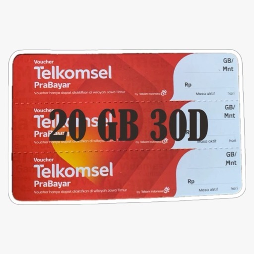 Voucher Telkomsel 20 GB 30 Hari