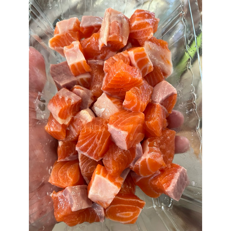 

Salmon Fresh Potong Dadu Salmon Cube