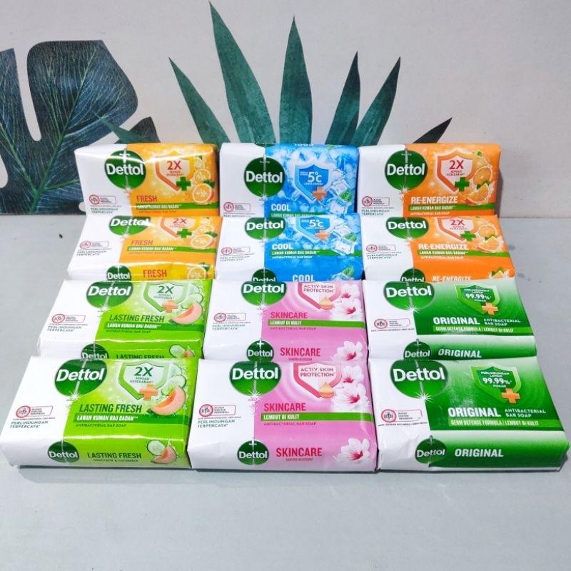 Dettol batang isi 12/Dettol/Sabun dettol