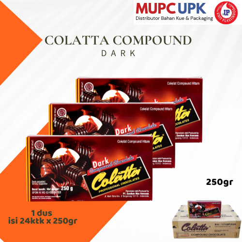 

Colatta Compound Dark 250gr / Colatta coklat blok / Coklat blok / Coklat batang