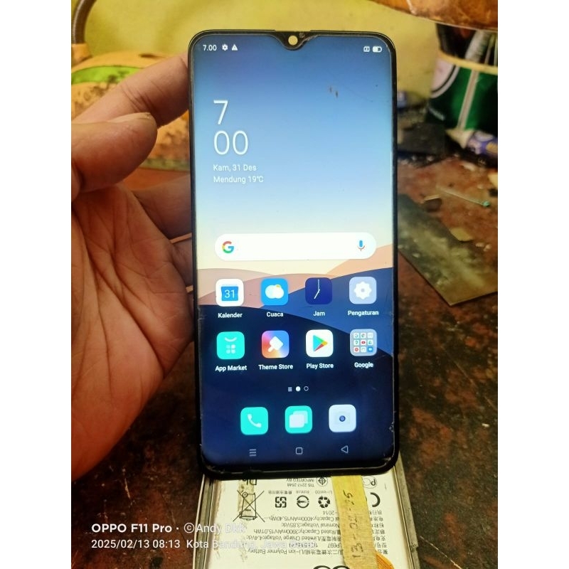 Lcd oppo F9 F9 Pro ori copotan