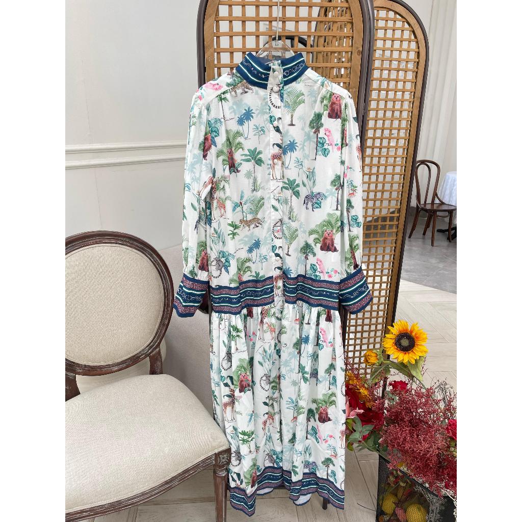 DRESS 3645 FASHION TERUSAN DRESS RAYA/DRESS BABY DOLL BAJU LEBARAN BAJU MUSLIMAH WANITA KOREAN STYLE