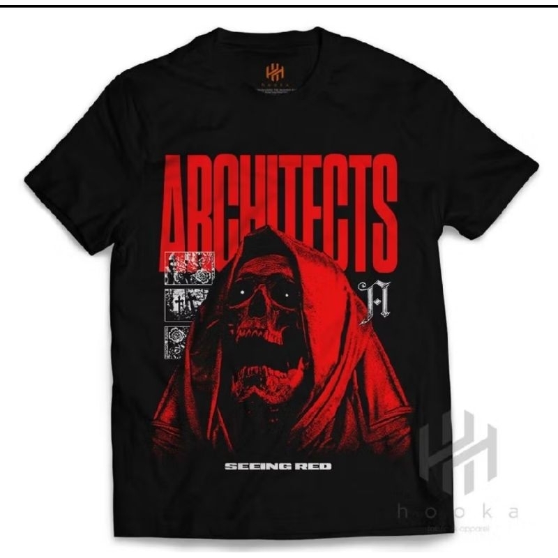 Kaos Architects Distro T-shirt Premium / Baju Distro Band Metalcore Architects