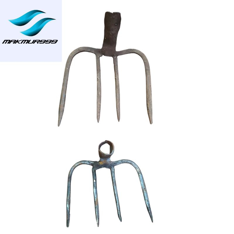 garpu colok / garukan sampah bahan baja per