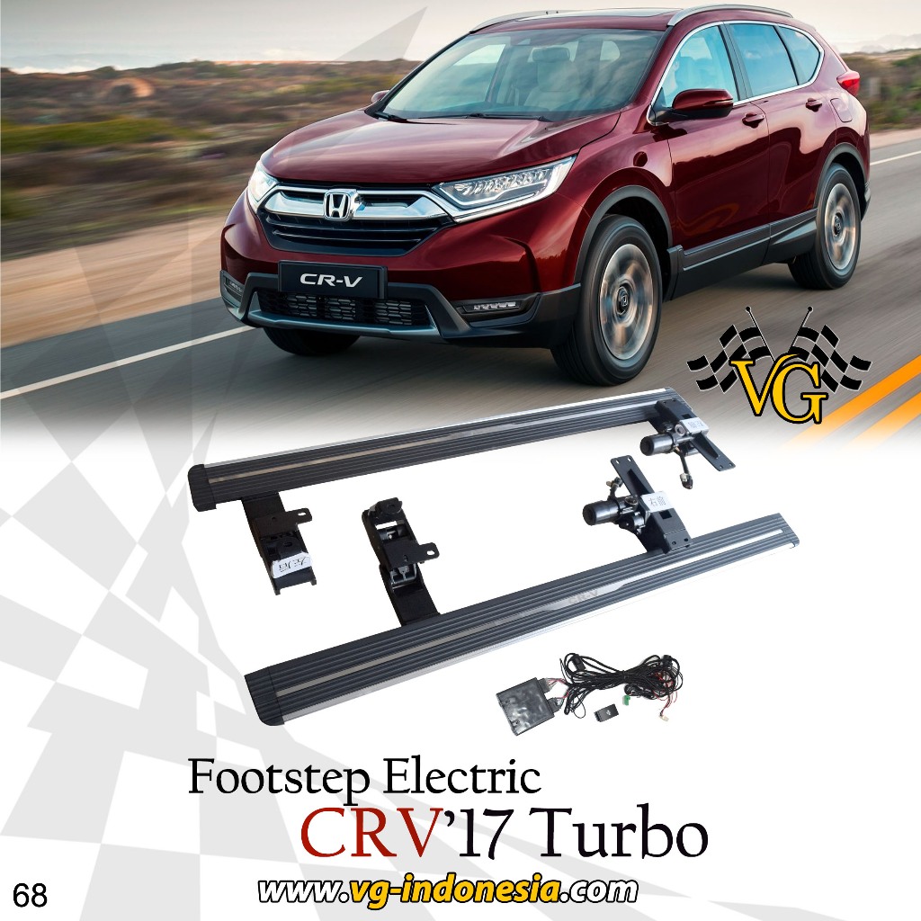 Footstep CRV Turbo 2017 - 2022 Elektrik Otomatis Pijakan Kaki Foot Step