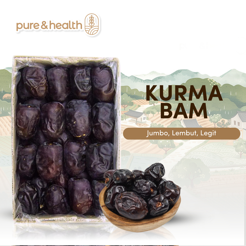 

Kurma Bam 500 Gr Kurma Manis Jumbo Tebal