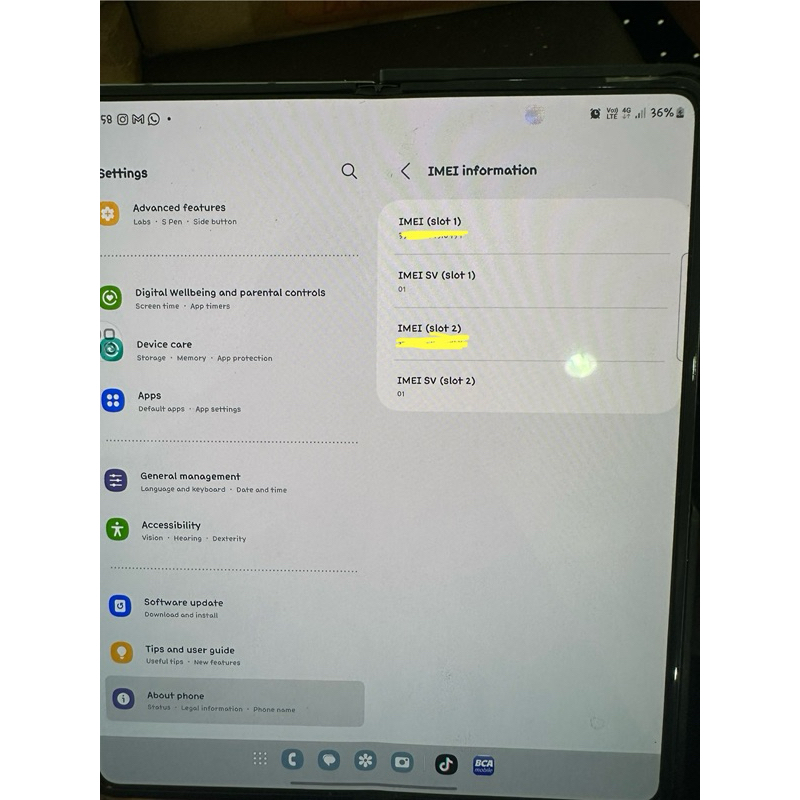 SAMSUNG GALAXY FOLD4 256GB SECOND