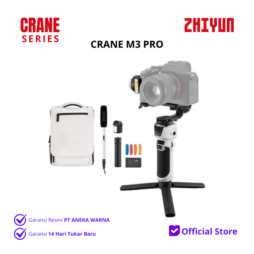 Zhiyun Crane M3 PRO GIMBAL FOR KAMERA DSLR MIRRORLESS & SMARTPHONE