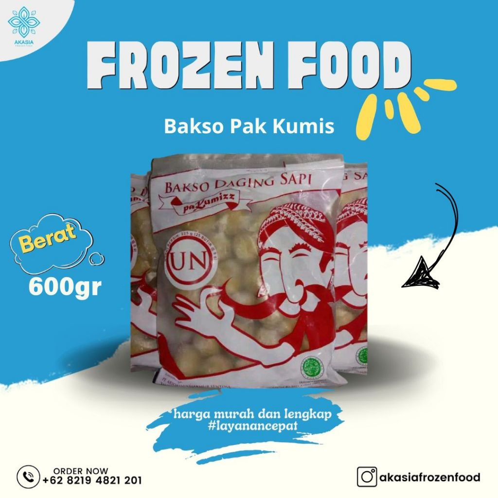 

Bakso Pak Kumis (Daging Sapi, 600gr)